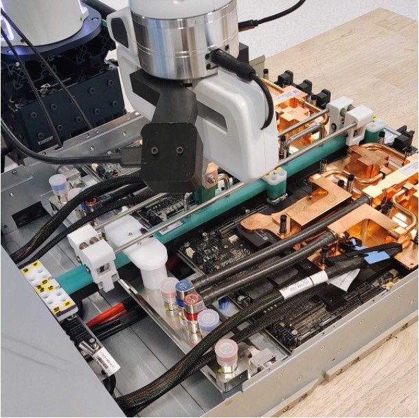 Busbar inserted